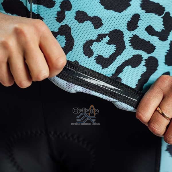 Steep Ropa Ciclismo Culotte Corto 2023 Mujer Mangas Cortas Verde Negro